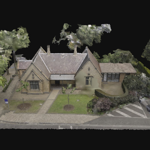 3D image of the Gatekeeper's Cottage at the University of Melbourne 
